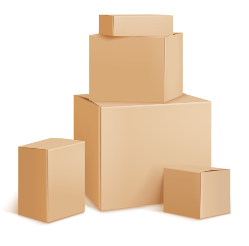 Structure of Corrugated Cardboard showing fluted medium and linerboards